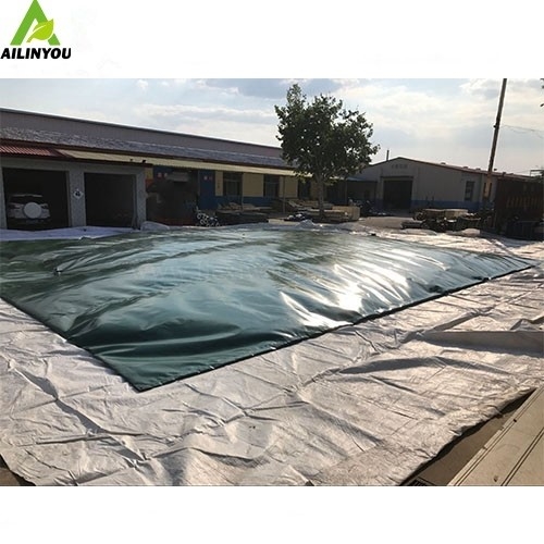 Agriculture Large Square Foldable Collapsible Pvc/Tpu Tarpaulin Fabric Water Storage Bladders Tank