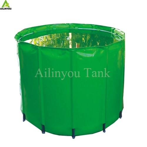 Round Foldable Pvc Fish Tanks Poly Tank Aquaculture Fish Farming