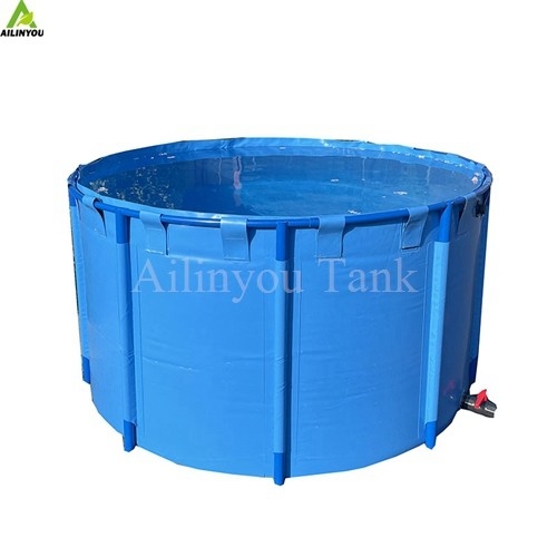 Round Foldable Pvc Fish Tanks Poly Tank Aquaculture Fish Farming