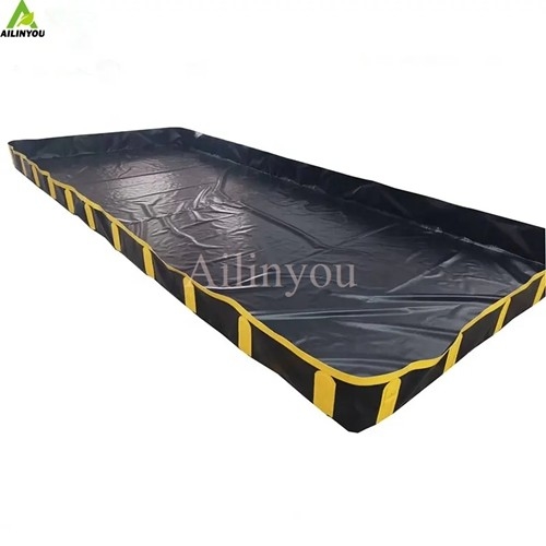 Portable & Collapsible Containment Berm Oil Spill Containment Berms For Oil Collection