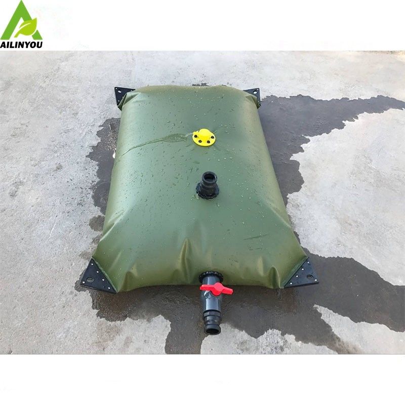 1000L collapsible plastic water tank pillow PVC irrigation storage tank
