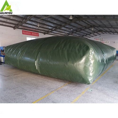 Flexible 100000liter Pvc Tarpaulin Fabric Water Storage Bladders Tank