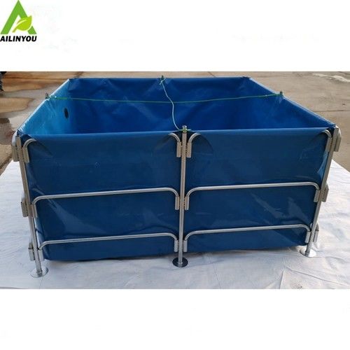 Collapsible Folding Custom made Square Fish Farming Tank and Swimming Pool
