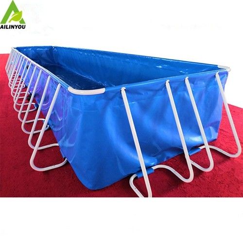 Super Quality Global Warranty China Factory Wholesale Price Collapsible Pvc Frame Fish Pond Tank Plastic Frame Fish Farm