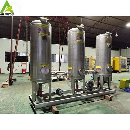 Biogas purification to remove impurities h2s scrubber CO2 removal wet scrubber gas cleaning system