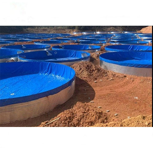China Suppliers Wholesale Large Round Pvc Tarpaulin Aquaculture Biofloc Tilapia RAS Fish Tank Farming