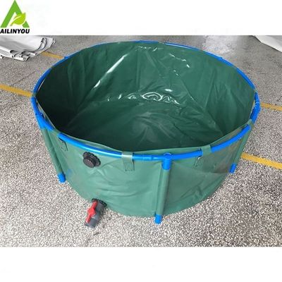 Ailinyou Hot sale Eco-Friendly round pvc fish breeding tanks outdoor tilapia biofloc fish farming tank 1000 Liters