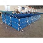 High quality pvc tarpaulin fish tank collapsible fish tank tarpaulin plastic fish farm tank supplier
