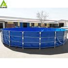 Economic Environmental Cheap Price Custom Size Galvanized Steel Wire Mesh Tank Foldable Fish Farming Tank supplier