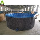 Durable Foldable Square PVC Tarpaulin Fish Farming Pond Tank Biofloc Tank Price supplier