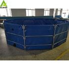 Flexible 200 L  to 500,00litre Aquaculture fish storage tank pvc fish breeding tanks supplier