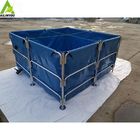 PVC Mobile 20000L Collapsible  Indoor  and Outdoor Tilapia Fish Farming Tanks supplier