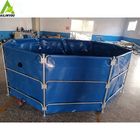 Durable 10m3 Biofloc Fish Farming tank Foldable Water Tank  Collapsible Fish Holding Tank supplier