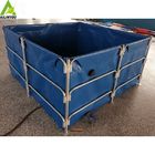 5000L Rectangle Flexible PVC Canvas Tarpaulin Fishing Pool Fish Tank for Farming supplier