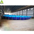 High Quality Collapsible 5000L  Pvc Fish Farming Tank With Frame Support Long Life Time supplier