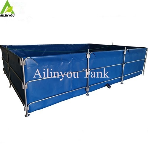 Factory Looking for Partners Custom Durable Foldable Round Tarpaulin Biofloc Fish Tanks of Aquaculture Farm Fish Pond