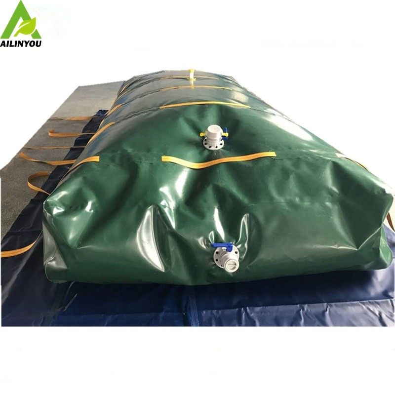 Large rectangle flexible foldable PVC/TPU tarpaulin fabric water storage bladders tank