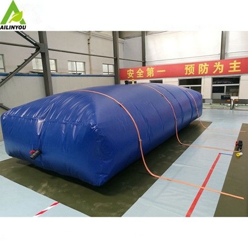PVC/TPU Flexible Water Storage Tank Temperature Rating -40- 90 Blue