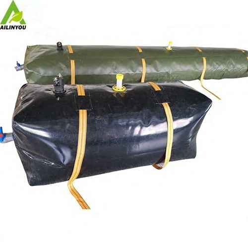 1000 Liters UV-resistant Flexible Inlets and Outlets Rainwater Harvesting Storage Tank