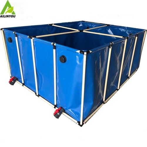 Collapsible Folding Custom made Square Fish Farming Tank and Swimming Pool supplier