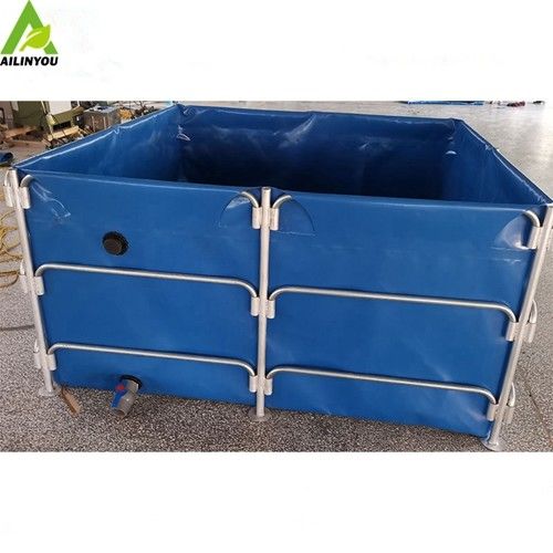 High Quality Pvc Biofloc Fish Tank 20000 Litres Round  Fish Farm Tank With Frame Support