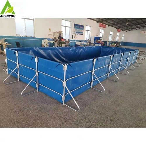 Hot sale Rectangle PVC  fish tank koi fish farming tank 200L to 500,000Litres supplier